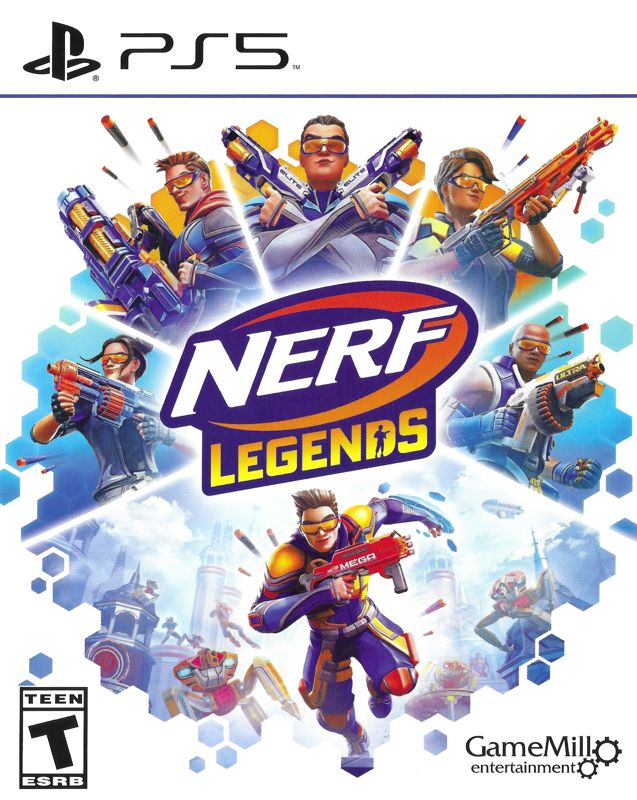 NERF Legends box art for Playstation 5